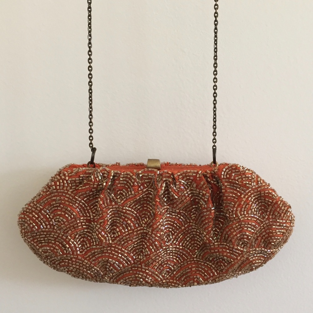 Anthropologie Miss Albright Beaded Clutch